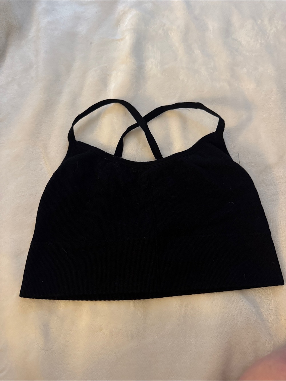 Forever 21 Black Crisscross Bralette Tank
